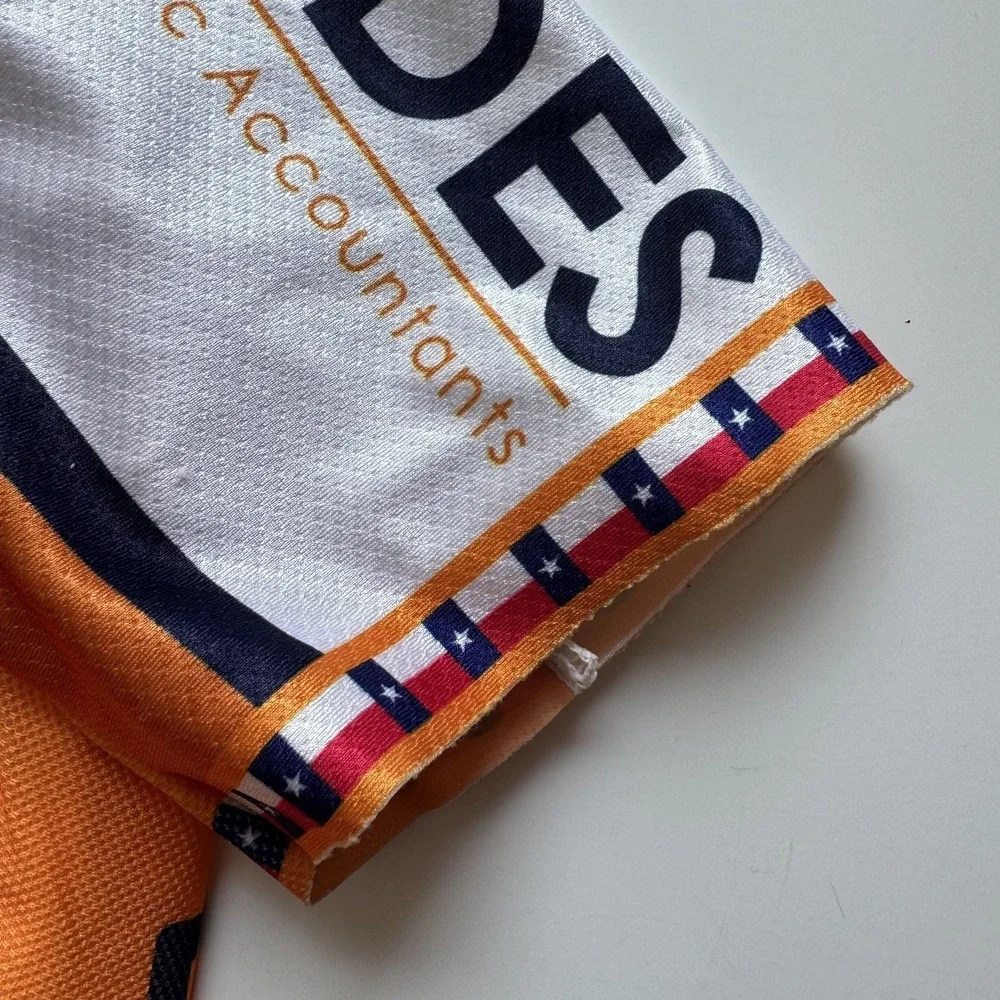 CHAMP-SYS Womens Medium‎ Cycling Team Jersey Orange Texas - Picture 4 of 15